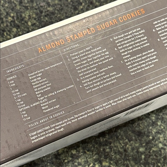 Magnolia Hearth and Hand Holiday Cookie Stamp Set of 3 with Wooden Handles new - Picture 3 of 6